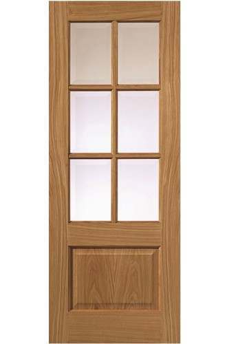 Internal Door Oak Dove With Clear Bevelled Glass Prefinished Internal Door Oak Dove With Clear Bevelled Glass Prefinished