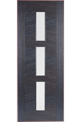Internal Door Ash Grey Zeus with Clear Glass Prefinished Internal Door Ash Grey Zeus with Clear Glass Prefinished