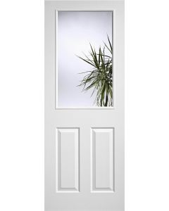 Internal Door White Moulded Textured 1L 2P LPD
