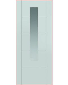 External Extreme Composite Core Tigris GLAZED Door Prefinished (Door + weather bar Only)