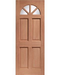XL External Door Hardwood Carolina Unglazed Dowelled