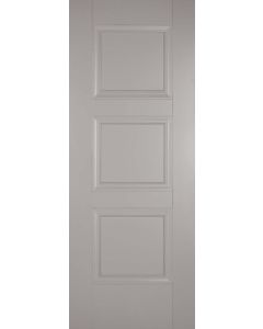 Internal Door Grey Amsterdam 3 Panel Primed 