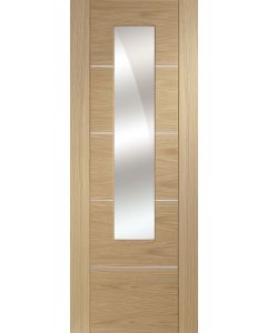 Internal Door Oak Portici with Mirrored Glass Prefinished