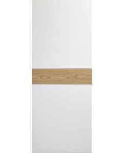 Internal Fire Door White and Oak Asti Prefinished DISCONTINUED