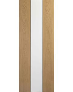 Internal Door Oak and White Pescara Prefinished DISCONTINUED Check stock levels 