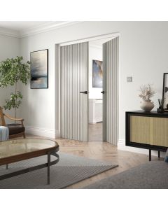 Aria Grey Pre-Finished Laminate Internal Door Lifestyle Image by JB Kind