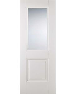 Internal Door White Primed Arnhem 1 Light 1 Panel Clear Glass