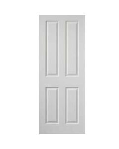 Internal Door White Moulded Canterbury Grained