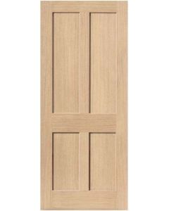 Internal Door Oak Rushmore shaker 4 panel Unfinished