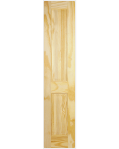 Internal Half Door Clear Pine 2 Panel Untreated