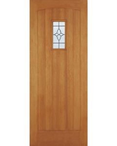 External Door Hardwood Cottage IG Lead Double Glazed Untreated