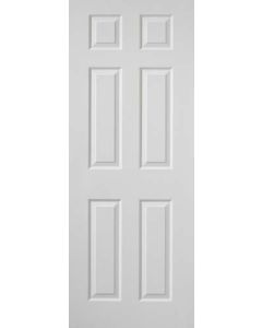 Internal Door White Moulded Colonist Grained 