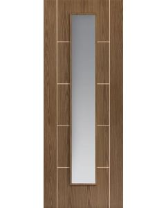 Internal Door Eco Mocha Glazed Soft Walnut Vertical Grain Prefinished - Standard Core