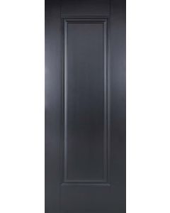 Internal Door Black Eindhoven 1 Panel Primed Plus