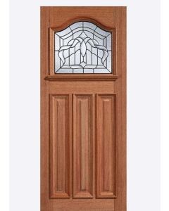 External Door Estate Crown Hardwood Lead Double Glazed Untreated