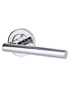 Internal Door Handle Hyperion On Round Rose Polished Chrome