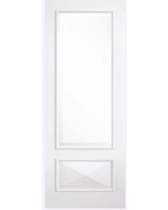 Internal Door Premium Primed Plus White Knightsbridge 1 Light Clear Bevelled Glass 