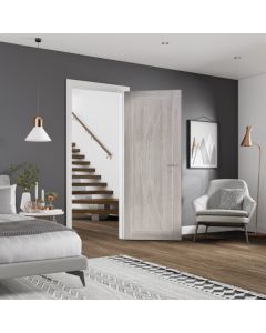Internal Door Laminate White Grey Salerno XL Joinery Lifestyle Image