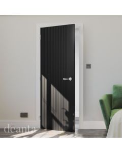 Internal Door Black Malmo Pre Finished Lifestyle Image