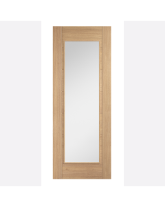 Carinia  1 Light Clear Glazed Untreated Oak Internal Door by LPD Doors