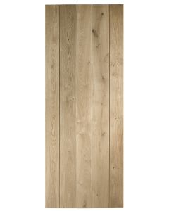 Internal Door Solid Oak Rustic Ledged Untreated XL (PRICES VARY EACH SIZE)