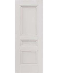 Internal Fire Door White Primed Osborne 3 Panel with decorative flush mouldings (RAL colour finish available)