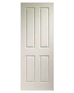 XL Internal Door White Moulded Victorian 4 Panel