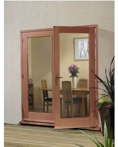 External French Door 4ft Hardwood Meranti La Porte Doorset XL 