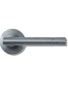 Door Handle Snowden Stainless Steel Lever on Concealed Rose