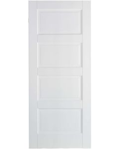 Internal Door Contemporary 4 Panel Solid White Primed    