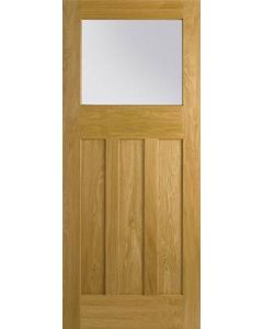 Internal Door Oak Nostalgia DX30's with Frosted glass LPD  