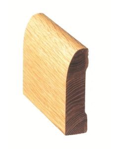 Internal Oak Veneer Skirting Modern Profile