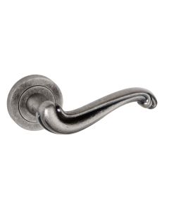 Colchester Old English internal Door Handle distressed Silver