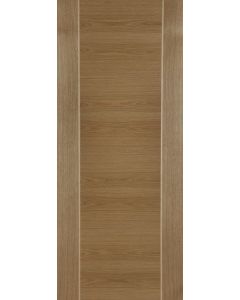 Internal Fire Door Oak Mirage Particle Board Core with Ash Inlays Prefinished  