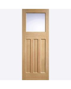 Oak DX30's Style with Frosted Glass Untreated 
