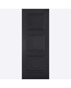 Internal Door Premium Primed Plus Black Antwerp 3 Panel