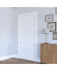 Sandringham White Primed Internal Door Lifestyle Image by Deanta