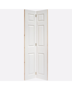 Internal Door White Moulded Textured 6 Panel LPD