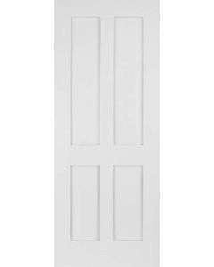 Internal Fire Door White Shaker Victorian 4 Panel (mendes)