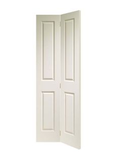Internal White Moulded Bi-Fold Door Victorian 4 Panel