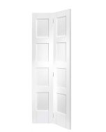 Internal Bifold Door White Primed Shaker 4 Panel