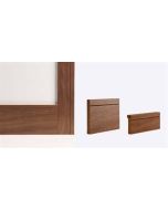 Internal Walnut Skirting Pack Shaker Style Prefinished Sold as packs of 4
