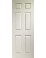 XL Internal Door White Moulded Colonist 6 Panel