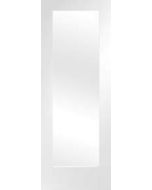 XL Internal Door White Primed Pattern 10 with clear glass
